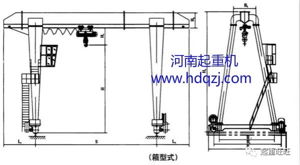 5噸門(mén)式起重機(jī)圖紙