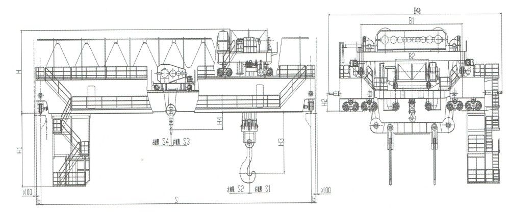 YZS型180/50~240/80噸四梁鑄造橋式起重機(jī)外形尺寸圖.jpg